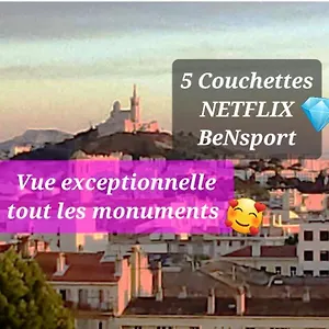 Appartement Sublime 2 Pieces Vue Incroyable Et Les Monuments De, Marseille
